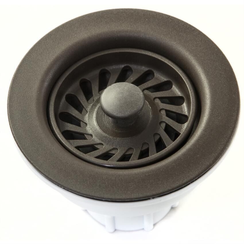 Elkay LKQS35MC Basket Strainer – 3-1/2 Inch, Mocha Finish – Open Box