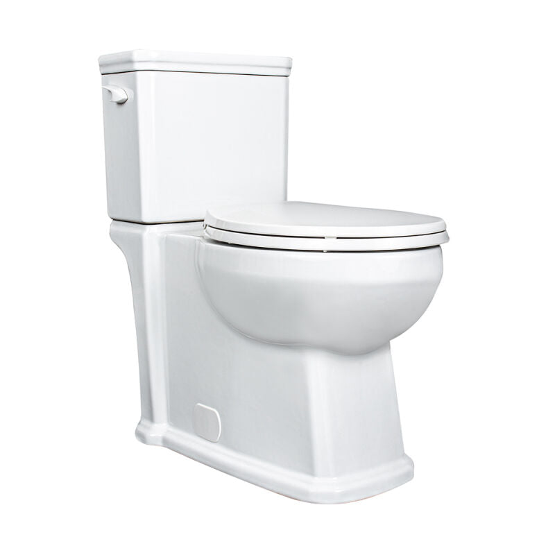 Francisca White Left Handle Toilet Tank | Luxart Collection