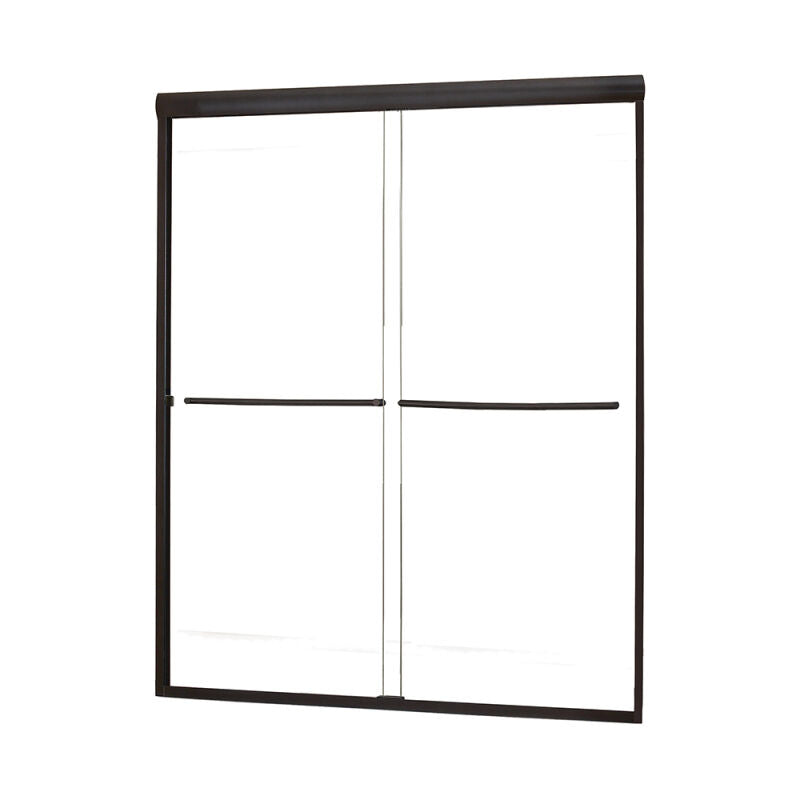 Minimalist 38" to 42"W x 65"H Frameless Sliding Shower Door 1/4" Clear Glass - 0
