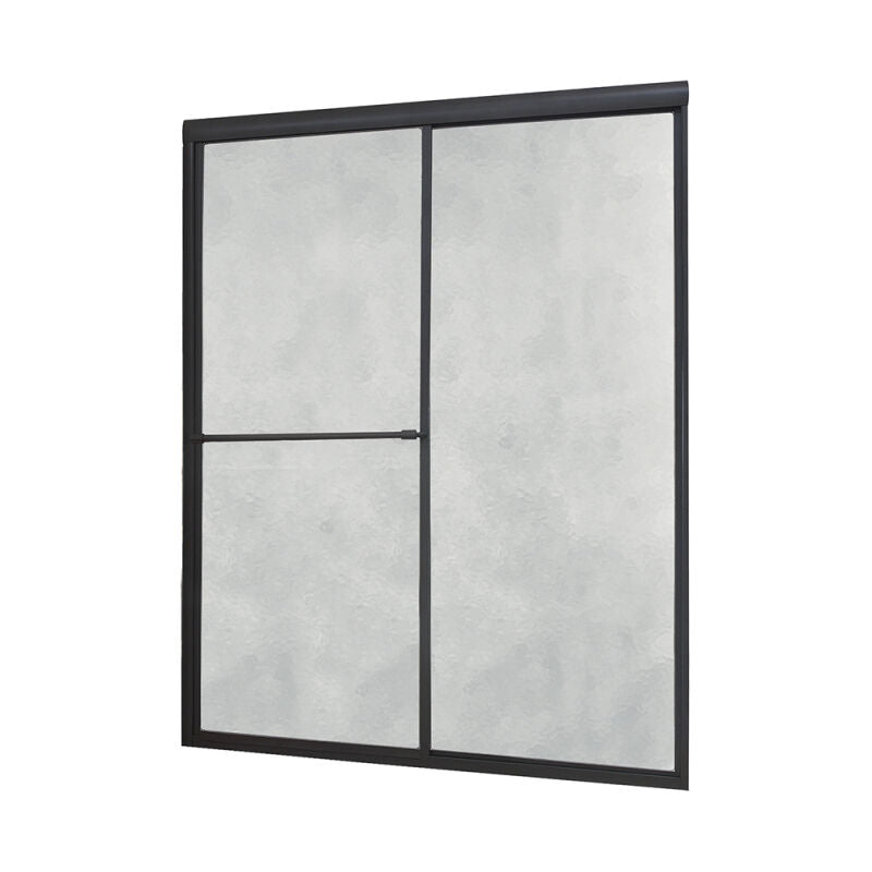 Sophisticated 44" to 48"W x 70"H Framed Sliding Shower Door Obscure Glass