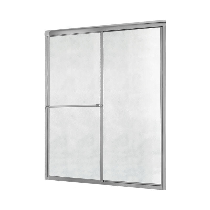 Sophisticated 44" to 48"W x 70"H Framed Sliding Shower Door Obscure Glass - 0