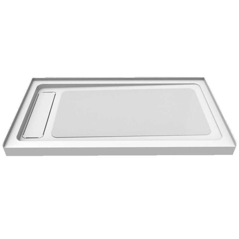60" x 30" Shower Base with Right Linear Drain - 0