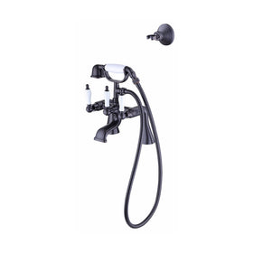 Elegant Wall or Deck Mount Tub Filler Trim Kit with Handshower