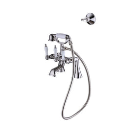 Elegant Wall or Deck Mount Tub Filler Trim Kit with Handshower - 0