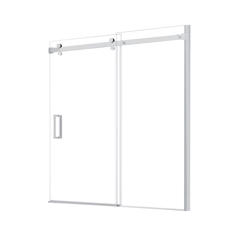 Architectural 46-7/8" to 48" x 74" Slow Close Roller Shower Door - 0