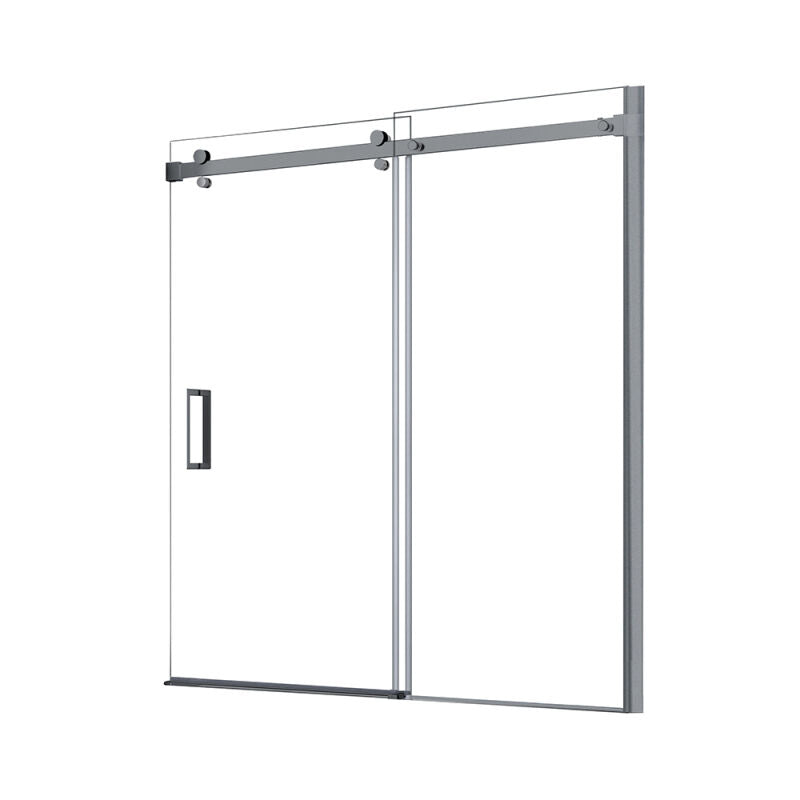 Architectural 46-7/8" to 48" x 74" Slow Close Roller Shower Door - 0