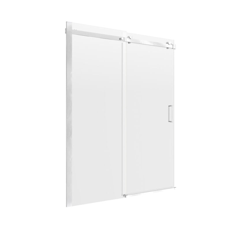 Architectural 58-7/8" to 60" x 74" Slow Close Roller Shower Door - 0