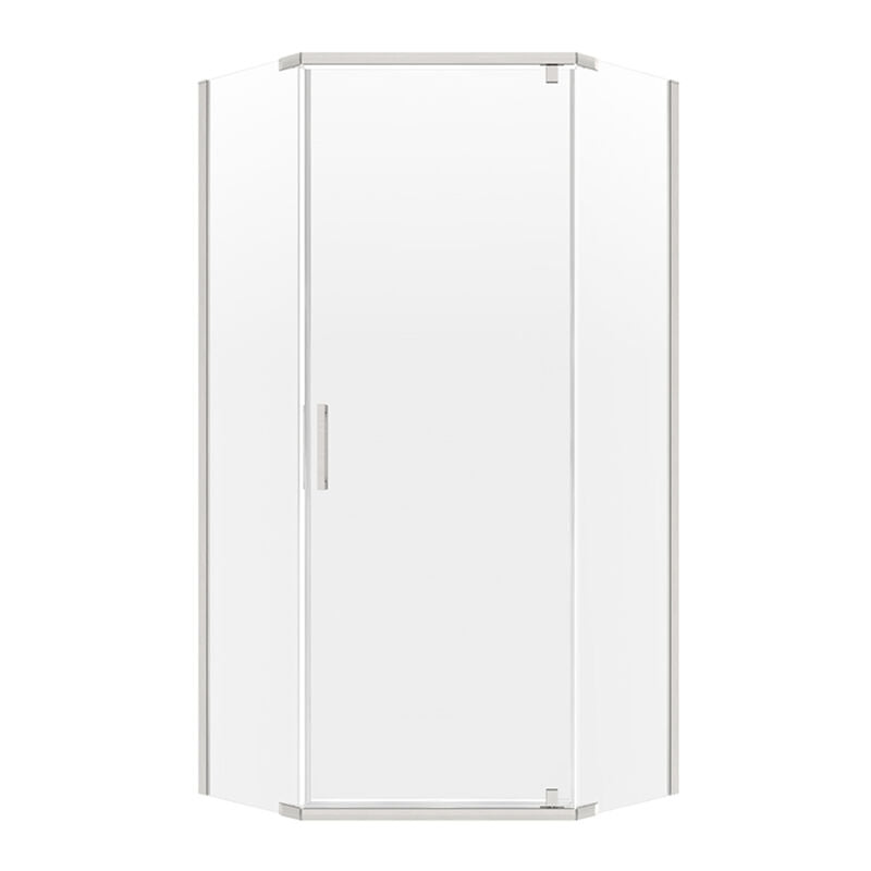 Minimalist Frameless Neo-Angle Shower Door - 0