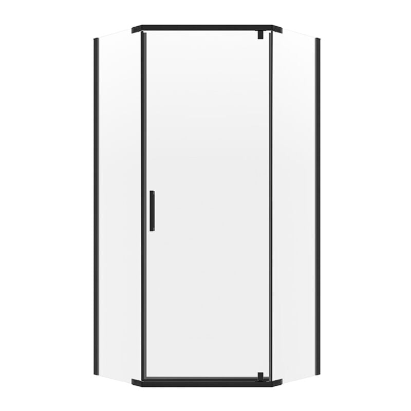 Minimalist Frameless Neo-Angle Shower Door - 0