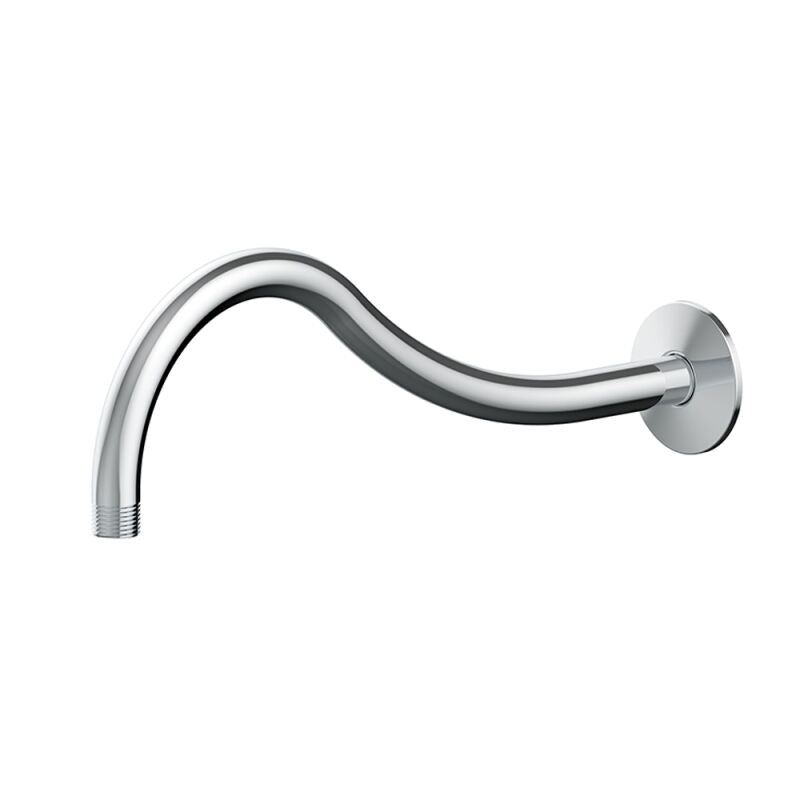 14" 'S' Style Shower Arm & Flange