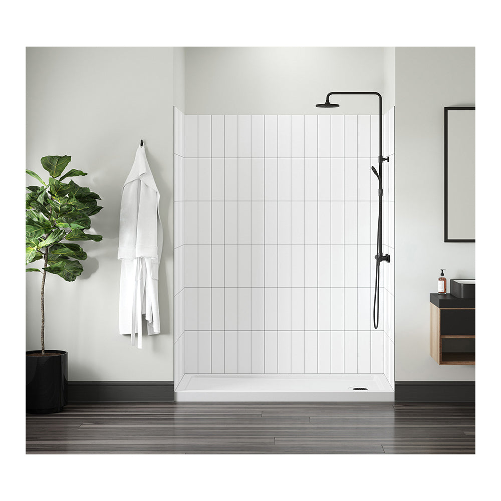 60 x 36 Alcove Shower Wall Kit