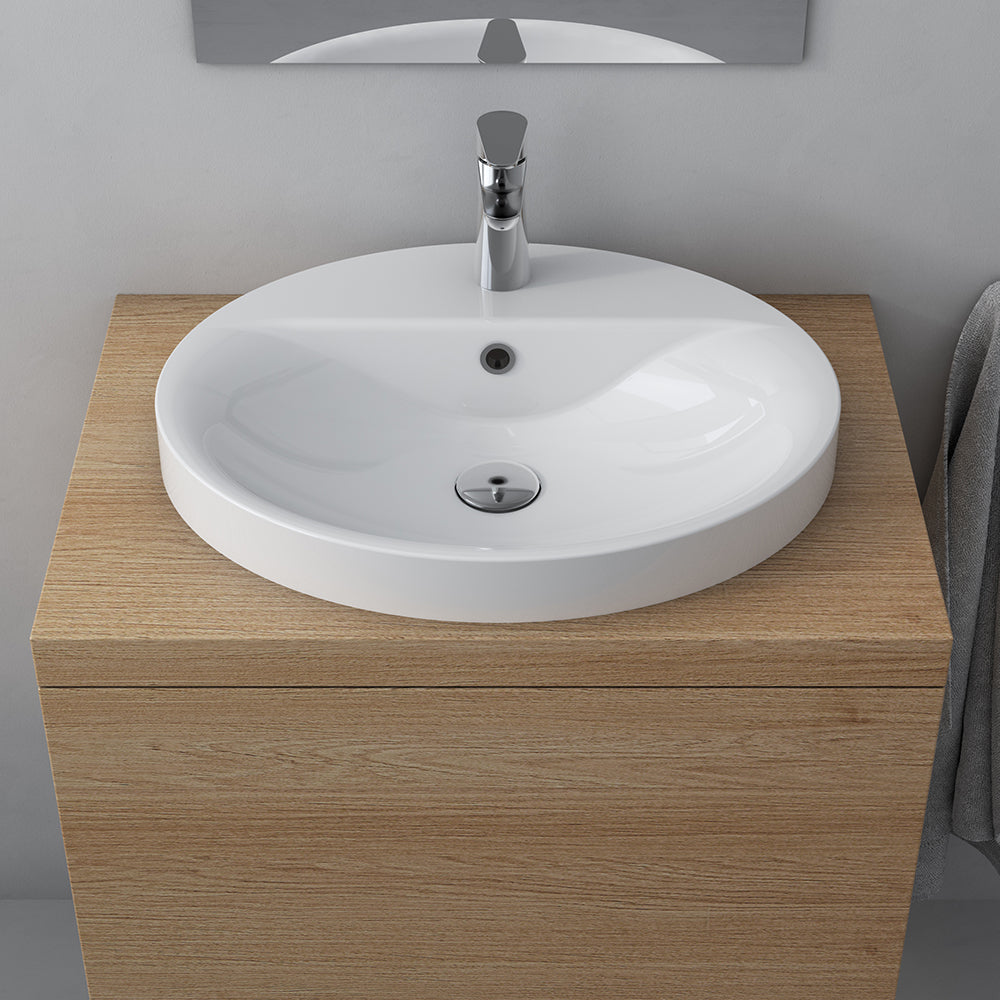 Modern Oval Above the Counter Sink