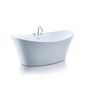 Unolo Gloss Finish Freestanding Tub - 0
