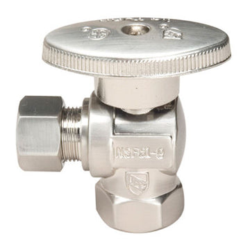 Lead Free* Angle Stop - 1/2" FIP x 3/8" O.D. Comp. - 0