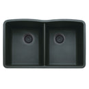 32-1/16 X 19-3/8" Double Bowl 50/50 Undermount-3