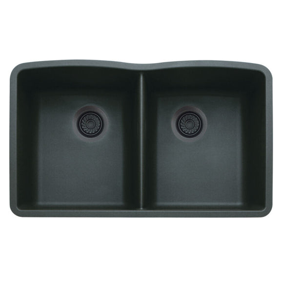 32-1/16 X 19-3/8" Double Bowl 50/50 Undermount