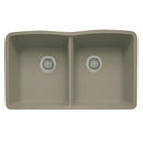 32-1/16 X 19-3/8" Double Bowl 50/50 Undermount-2