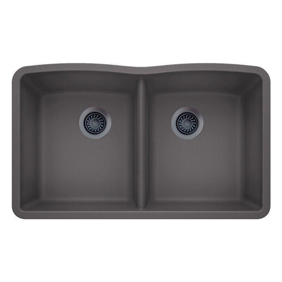 32-1/16 X 19-3/8" Double Bowl 50/50 Undermount