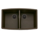 33 X 20" Double Bowl 50/50 Undermount-5