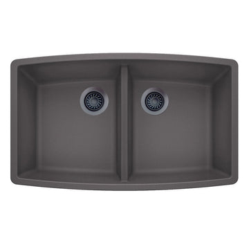 33 X 20" Double Bowl 50/50 Undermount - 0