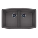 33 X 20" Double Bowl 50/50 Undermount-1