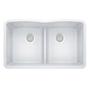 32 X 19-3/8" Double Bowl 50/50 Low Divide Undermount-1