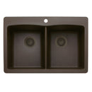 33 X 22" Double Bowl 50/50 Dual Mount-1