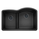 32-1/16 X 20-7/8" Double Bowl 40/60 Offset Low Divide Undermount-5