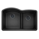 32-1/16 X 20-7/8" Double Bowl 60/40 Offset Low Divide Undermount-5