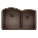 32-1/16 X 20-7/8" Double Bowl 60/40 Offset Low Divide Undermount-4