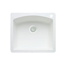 25 X 22" Single Bowl Dual Mount-5