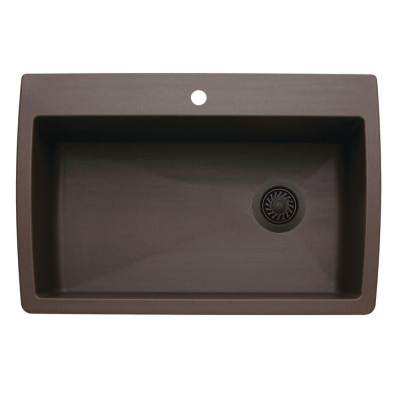 33-1/2 X 22" Single Bowl Dual Mount