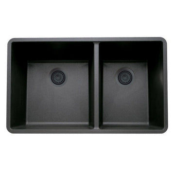 33 X 18" Double Bowl 60/40 Undermount - 0