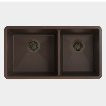 33 X 18" Double Bowl 60/40 Undermount - 0