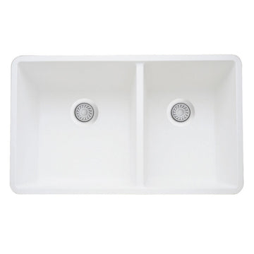 33 X 18" Double Bowl 60/40 Undermount - 0