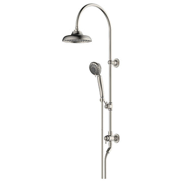 Traditional Shower Column Rail - 0