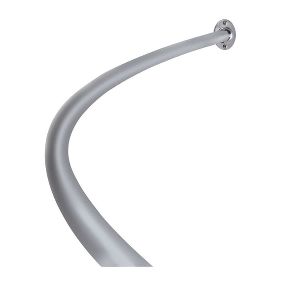 50-72" Adjustable Curved SS Shower Rod