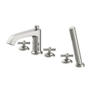Gioviale WaterSense Roman Tub & Handshower (Kit)-1