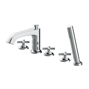 Gioviale WaterSense Roman Tub & Handshower (Kit) - 0