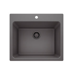 25 X 22" Single Bowl Dual Mount Laundry Sink