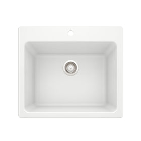 25 X 22" Single Bowl Dual Mount Laundry Sink