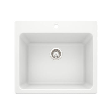 25 X 22" Single Bowl Dual Mount Laundry Sink