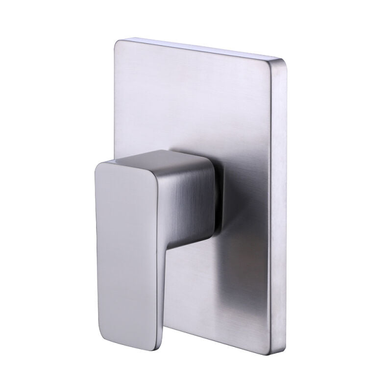 Modern Square 3-Way Lever Handle Diverter Trim