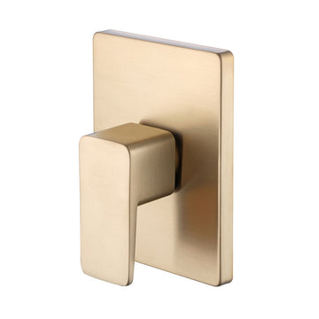 Modern Square 3-Way Lever Handle Diverter Trim - 0