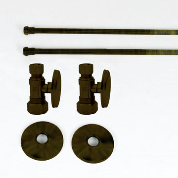 Lavatory Supply Kit with Straight Stops