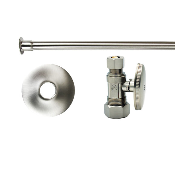 Closet Supply Kit with Straight Stop