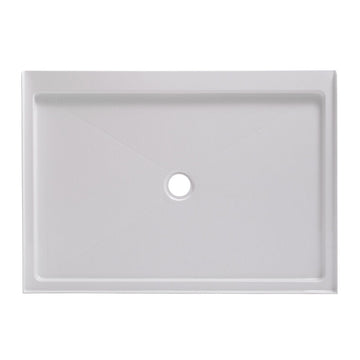 48" X 34" Shower Base Center Drain