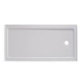 60" x 32" Shower Base Right Drain