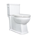 Francisca White Two Piece Toilet Kit (Left Hand)-1