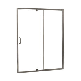 60" X 69" FRAMELESS PIVOT SHOWER DOOR AND PANEL - 0